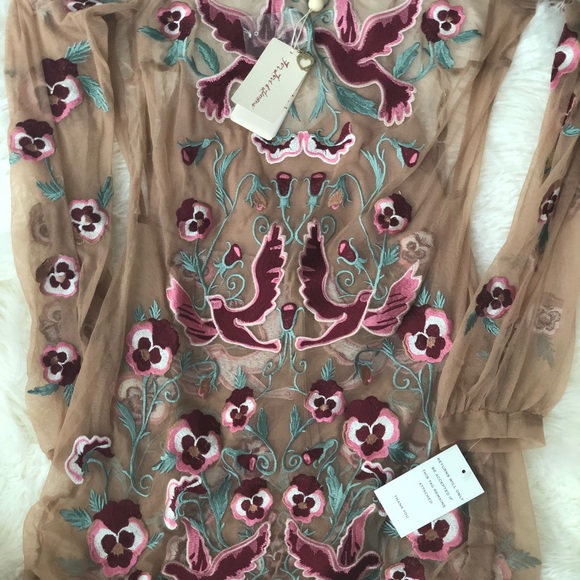 For ❤️&🍋 - Dove Embroidery Mini Dress - Picture 8 of 8